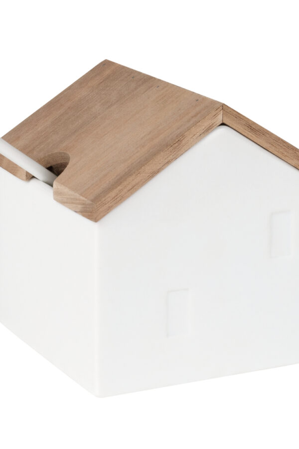 Magic hut jar with spoon