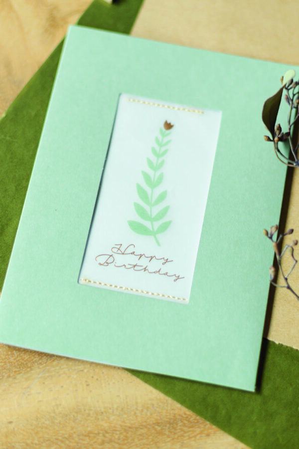 Card "Happy Birthday"