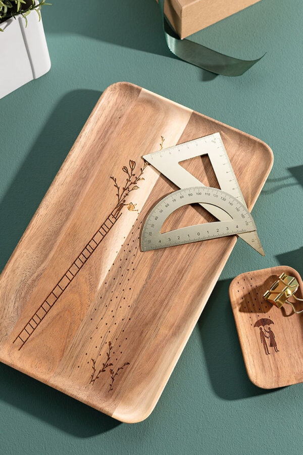 Picture stories. Tray "Flower Happiness"