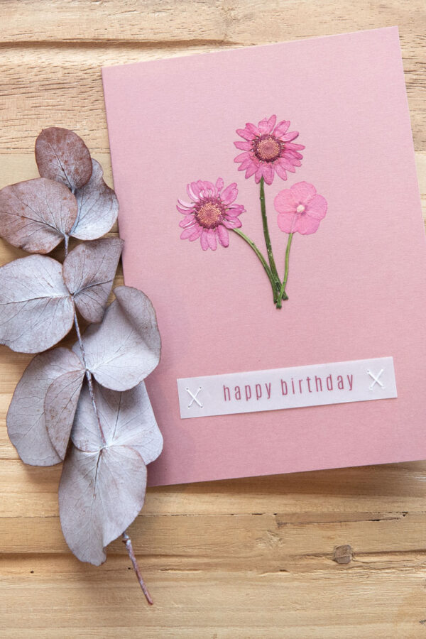 Greeting card "Happy Birthday"