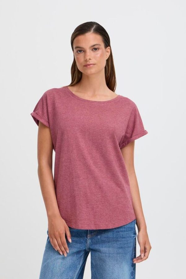 Pamila Tshirt -  Roan Rouge Melange