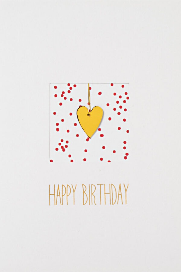 Window card "Happy Birthday"