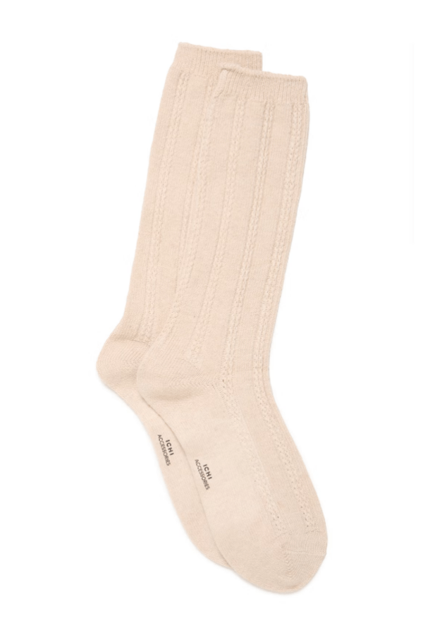 Mathilde Socks - Oatmeal Melange